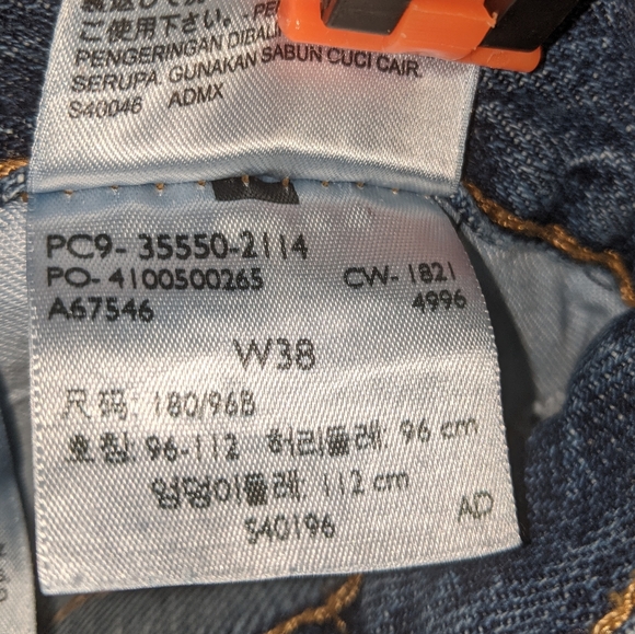 LEVI'S Men's 550 Relaxed Fit Denim Jeans Shorts SZ 38 - Picture 5 of 8